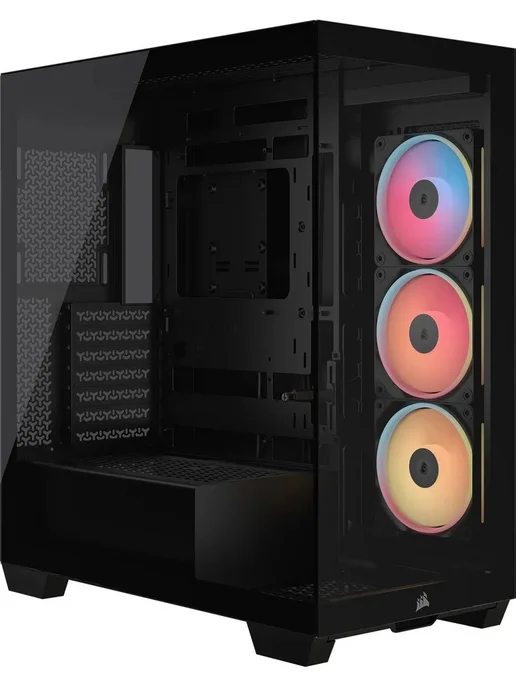Corsair Корпус компьютерный 3500X LX-R RGB iCUE LINK, черный, фото 2