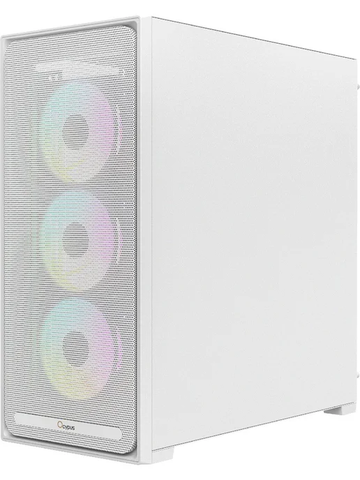 OCYPUS Корпус компьютерный Delta C70 WH ARGB без блока питания, белый, фото 3