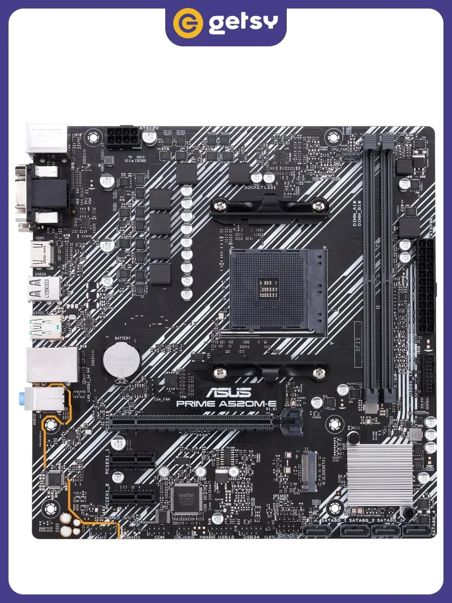 Asus Материнская плата PRIME A520M-E CSM