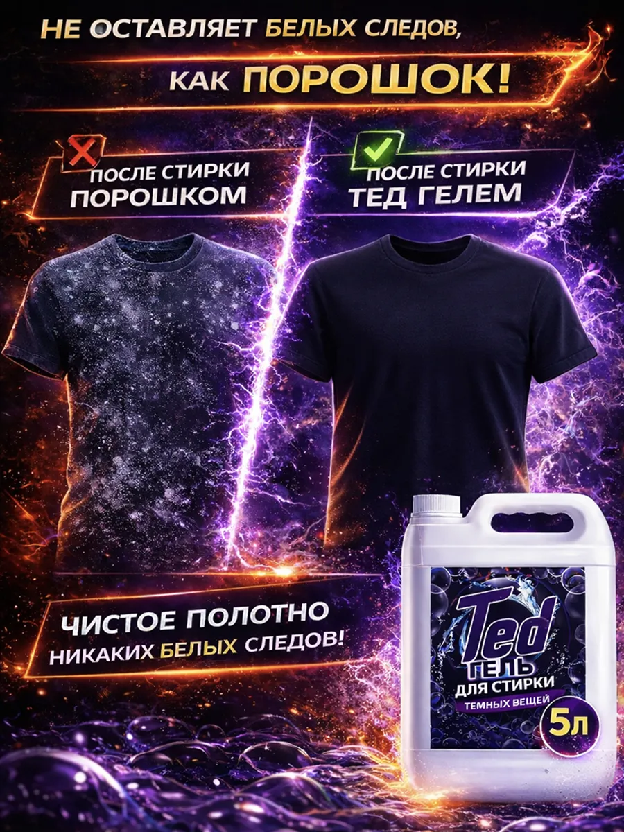 Гель для стирки черного 5 л фото 4