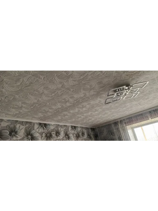 Потолочная плитка полистирол белая Сеул 50x50 см 2 м?, 50x50 см, 2 м, фото 3