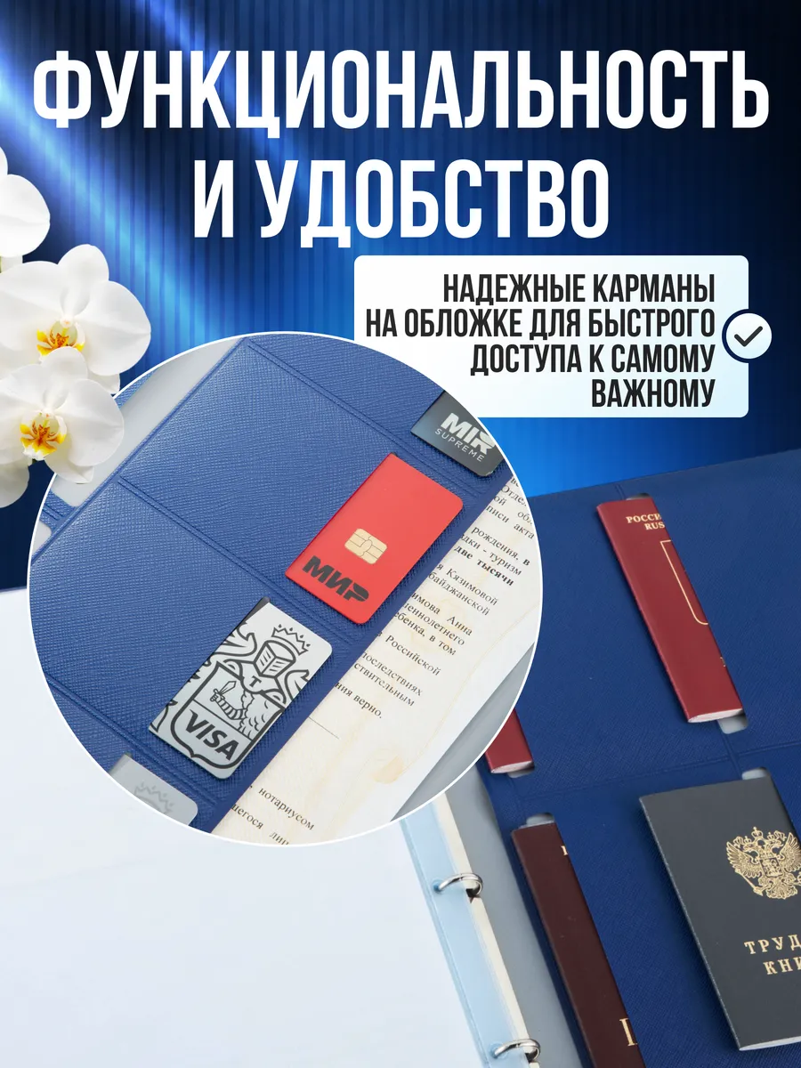 Папка для документов семейная а4 с файлами — фото 7