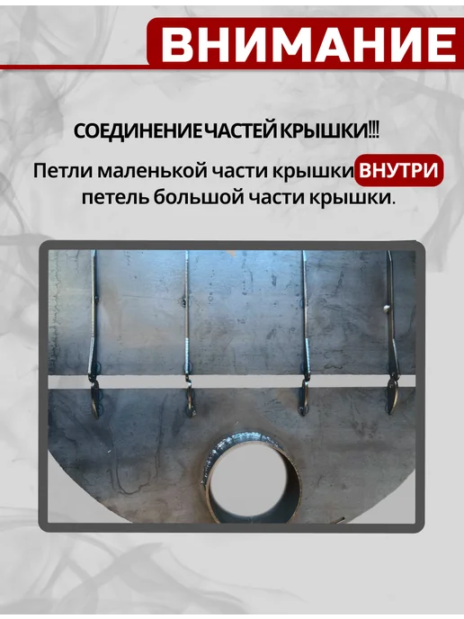 ТУРИСТО Колосник решетка для 200л бочки, вариант, фото 6