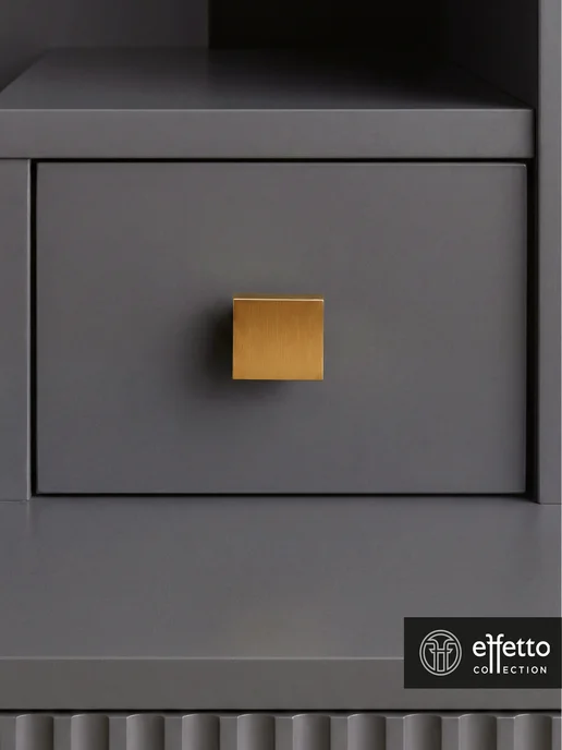 Effetto collection Туалетный столик с зеркалом и ящиком белый, серый, фото 4