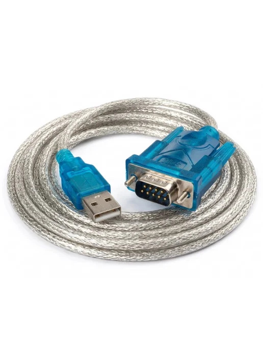 Кабель - переходник USB2.0 - RS232 (DB9), папа-папа, 1,5м, 1,5 м, в упаковке 60 г, фото 5