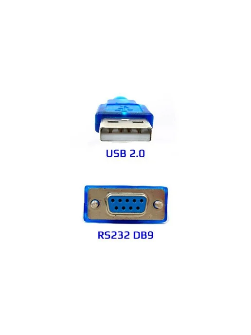 Кабель - переходник USB2.0 - RS232 (DB9), папа-папа, 1,5м, 1,5 м, в упаковке 30 г, фото 3