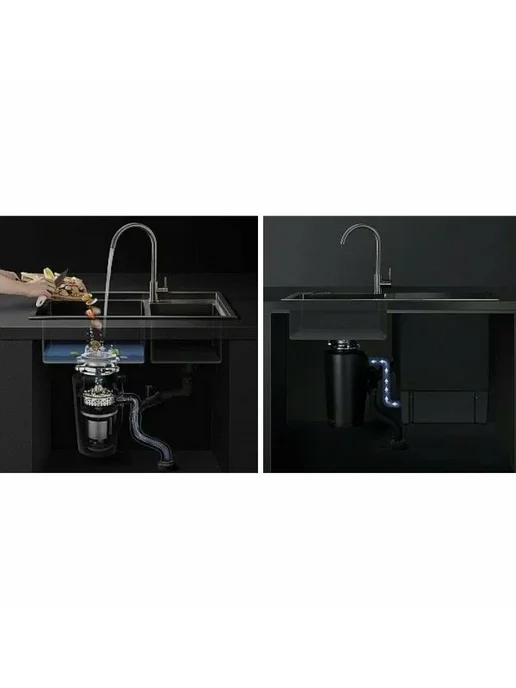 Viomi Измельчитель пищевых отходов VXRD-02 для кухни, 1,2 л, фото 8