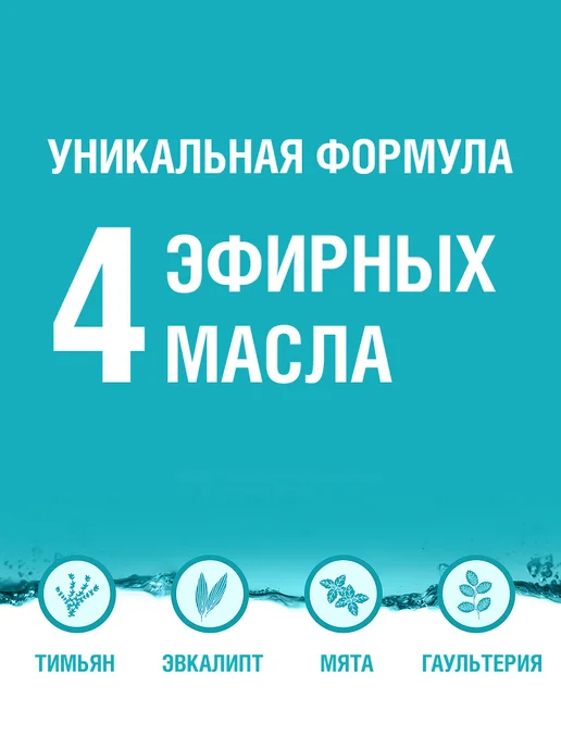 Listerine Coolmint Mild — ополаскиватель для полости рта, голубой, фото 5