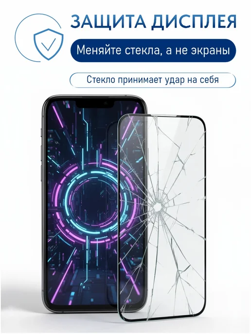 PANZERFILM Защитное стекло Xiaomi Redmi Note 13 Pro 5G, 5 г, фото 3