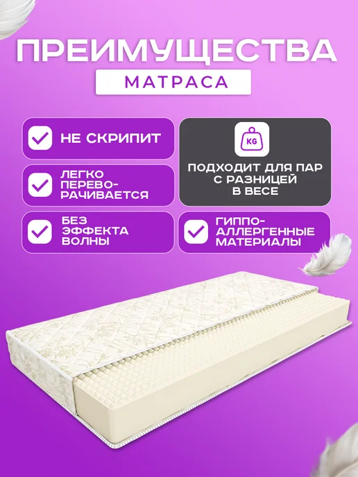 Кровать с матрасом 140х200 двуспальная с механизмом и ящиком, 140x200, фото 8