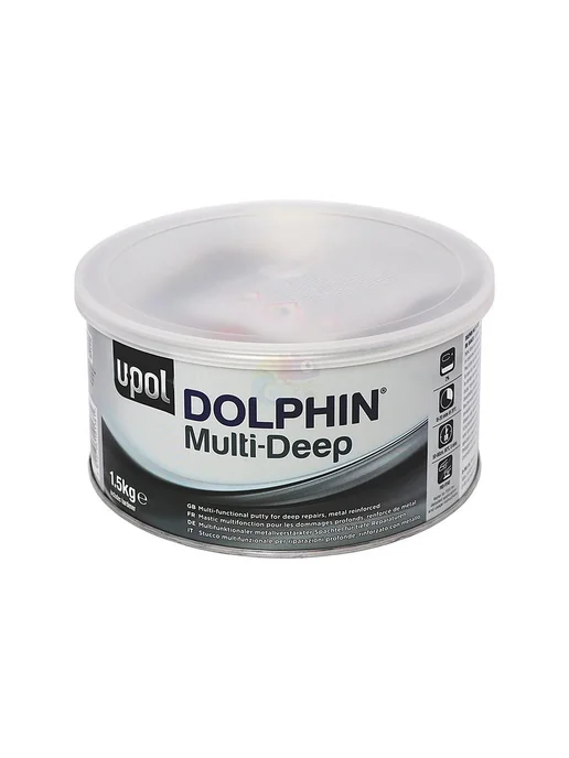 U-pol Армированная автошпатлевка UPOL Dolphin Multi Deep 1,5 кг, 1,5 кг