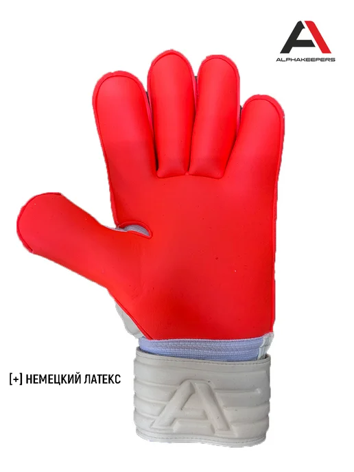 Alphakeepers Вратарские перчатки детские PRO Roll Comfort LITE Оригинал, оранжевый, фото 5