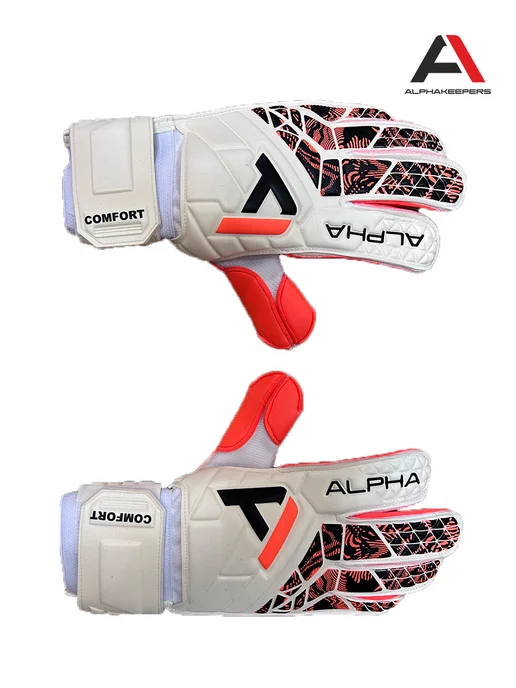 Alphakeepers Вратарские перчатки детские PRO Roll Comfort LITE Оригинал, оранжевый, фото 6