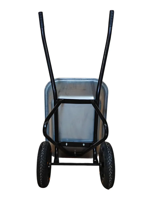 Садовая тачка строительная двухколёсная 118л 250кг, 118 л, 250 кг, фото 7