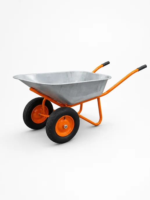 БТМ Тачка садовая двухколесная усиленная строительная 350 кг, 350 кг, фото 8