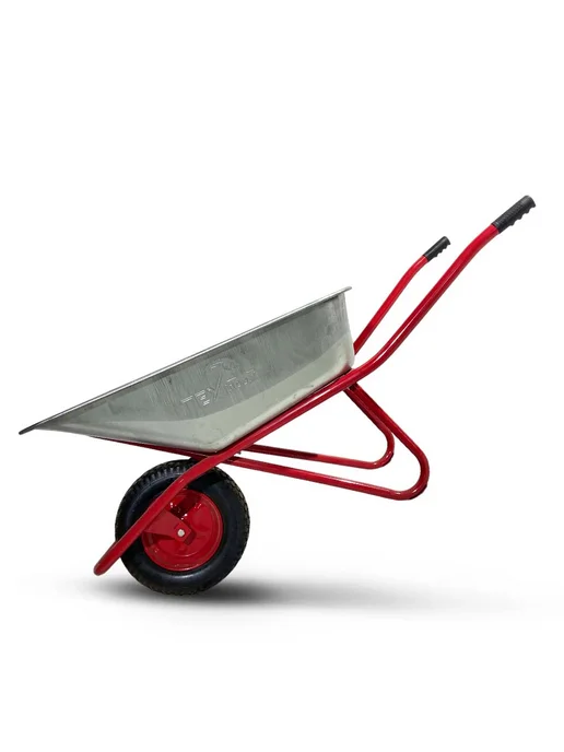 ТЕХПРОМ Тачка садовая строительная усиленная 120 л 200 кг, 120 л, 200 кг, фото 7