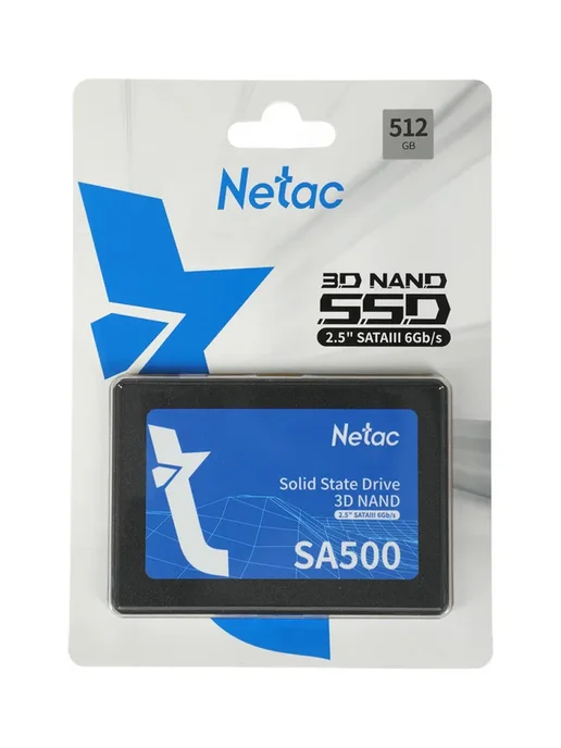 NETAC SSD диск для компьютера внутренний SA500 960GB, 512 ГБ, фото 4