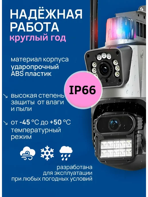 система видеонаблюдения Камера видеонаблюдения уличная, серый, фото 2