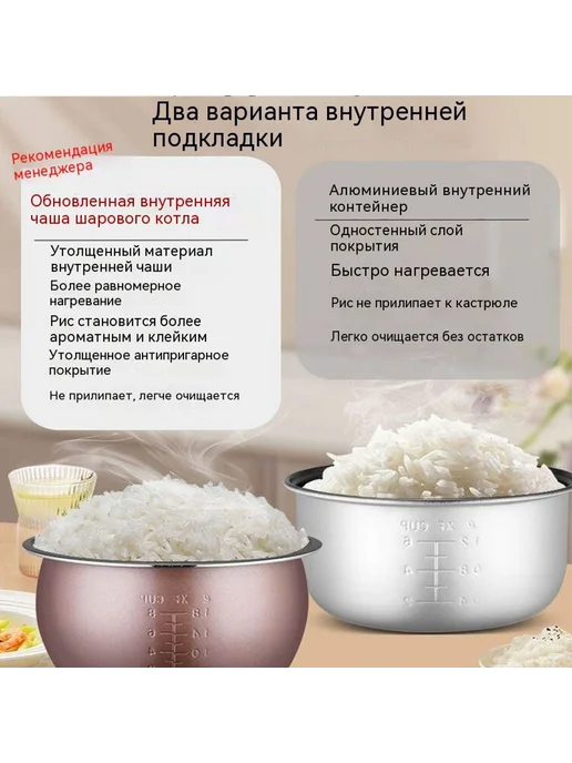 Рисоварка 2L, 2 л, фото 4