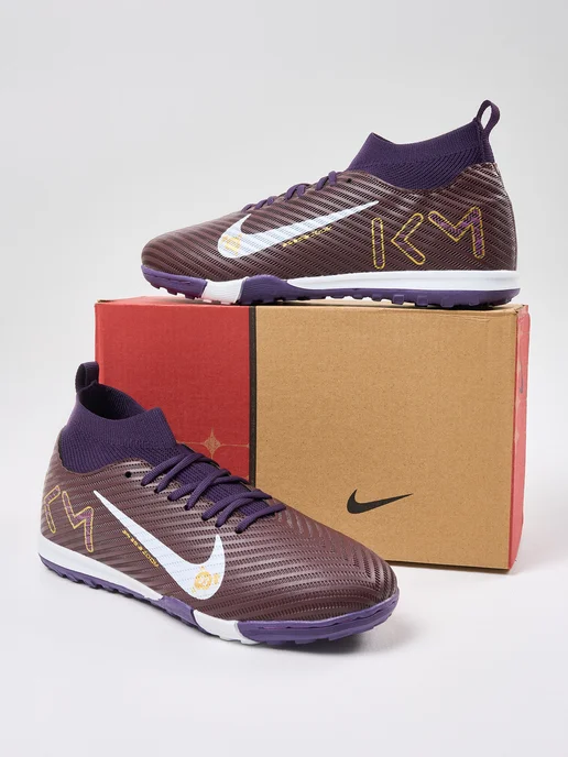 Nike Сороконожки футбольные бутсы, белый, фото 3