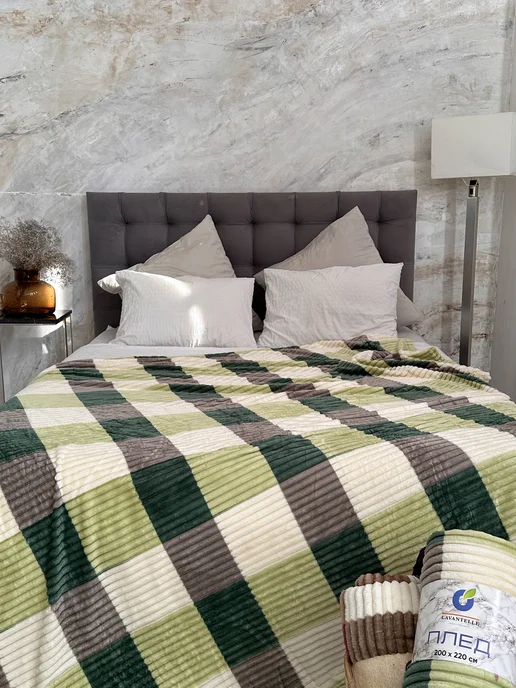 Boni Home Покрывало на диван и кровать евро 200х220 см, 200x220 см, фото 8