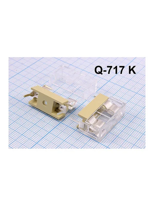 1шт. Предохранитель Держатель 5x20 откр 2P22,5 плат Fh25, 5x20, 3 шт, фото 4