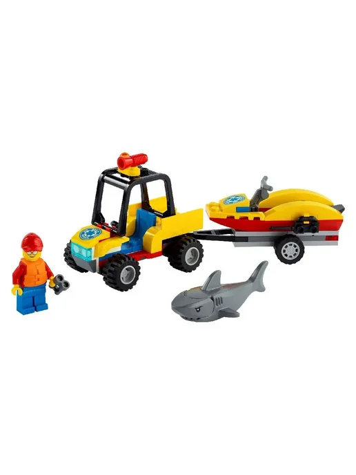 LEGO LEGO«Пляжный спасательный квадроцикл с гидроциклом», черный, фото 4
