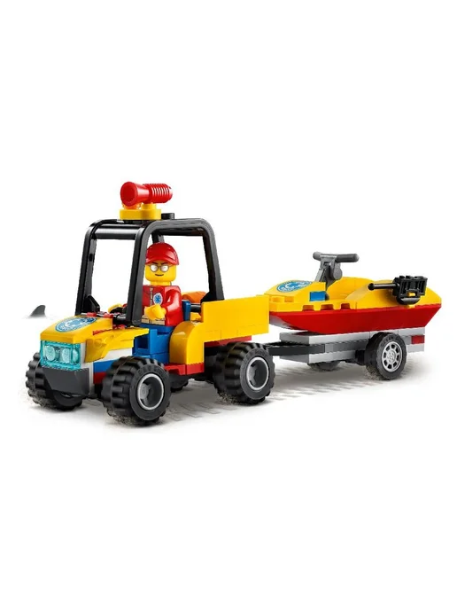 LEGO LEGO«Пляжный спасательный квадроцикл с гидроциклом», черный, фото 5