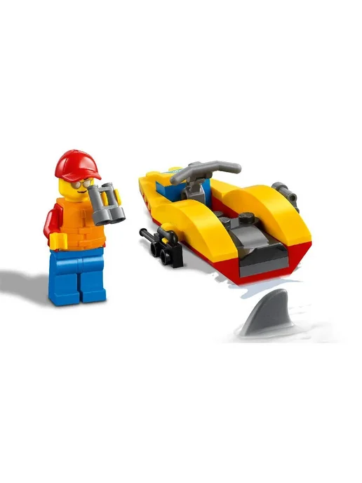 LEGO LEGO«Пляжный спасательный квадроцикл с гидроциклом», черный, фото 6