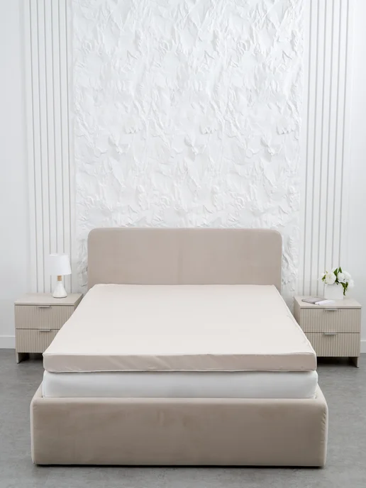 Avrora Plus Топпер матрас 60х140 см беспружинный на диван на кровать, 120x200, фото 2