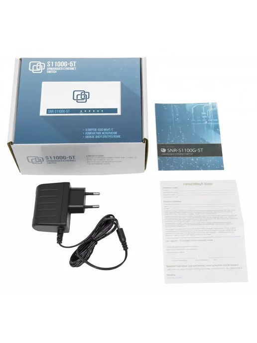 SNR Коммутатор -S1100G-5T, вариант, фото 5