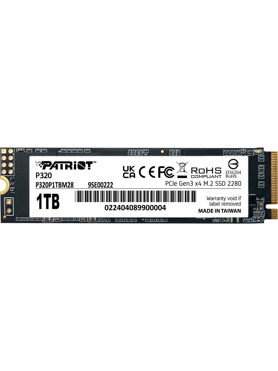 PATRIOT Накопитель SSD P320P1TBM28