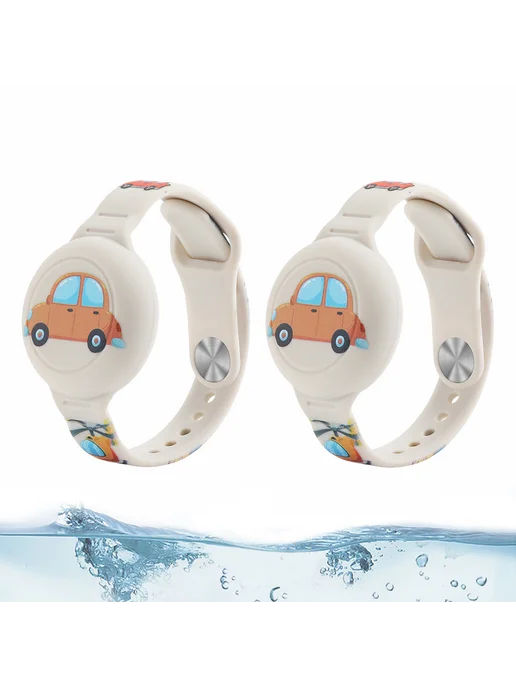 Детский силиконовый браслет для AirTag, водостойкий, мультяш, вариант, фото 3