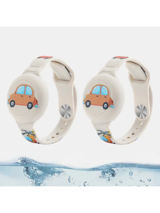 Детский силиконовый браслет для AirTag, водостойкий, мультяш, вариант, фото 6