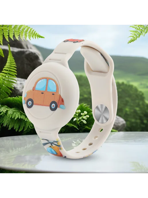 Детский силиконовый браслет для AirTag, водостойкий, мультяш, вариант, фото 8