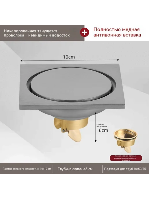 Наземная утечка Душ, вариант