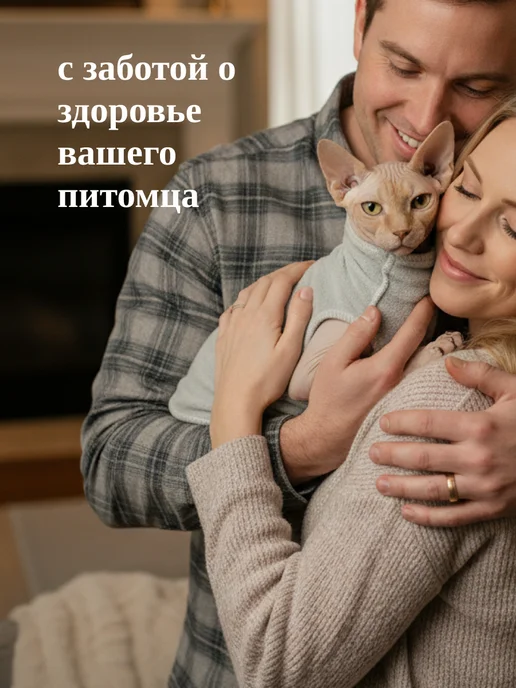 Одежда для сфинкса Кофта теплая флисовая, серый, фото 8