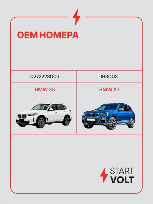 STARTVOLT Регулятор напряжения генератора BMW X5 G05 X3 G01, 05x3, фото 2