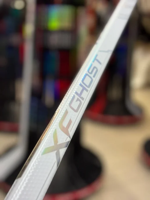 CCM Клюшка хоккейная Tacks XF Ghost White Jr, Правый, 29+1 4,50, белый, фото 5