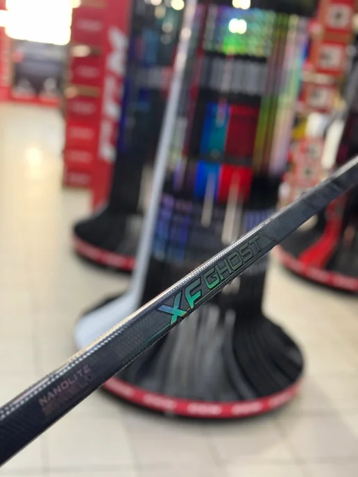 CCM Клюшка хоккейная Tacks XF Ghost Yth, Левый, 28, 30, черный, фото 2