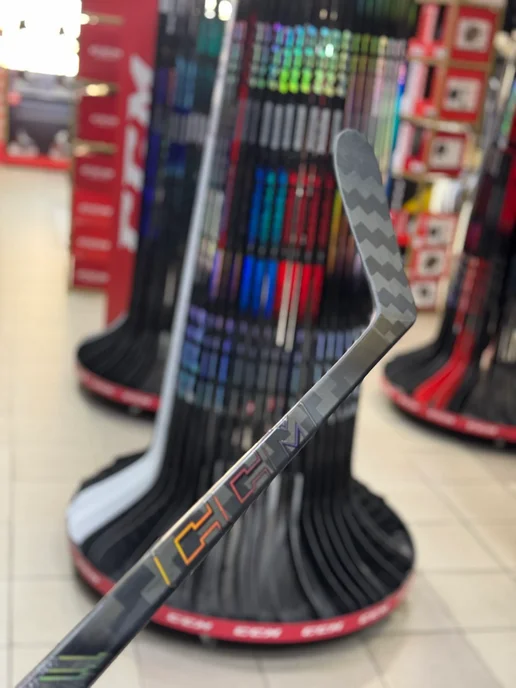 CCM Клюшка хоккейная Tacks XF Ghost Yth, Левый, 28, 30, черный, фото 3