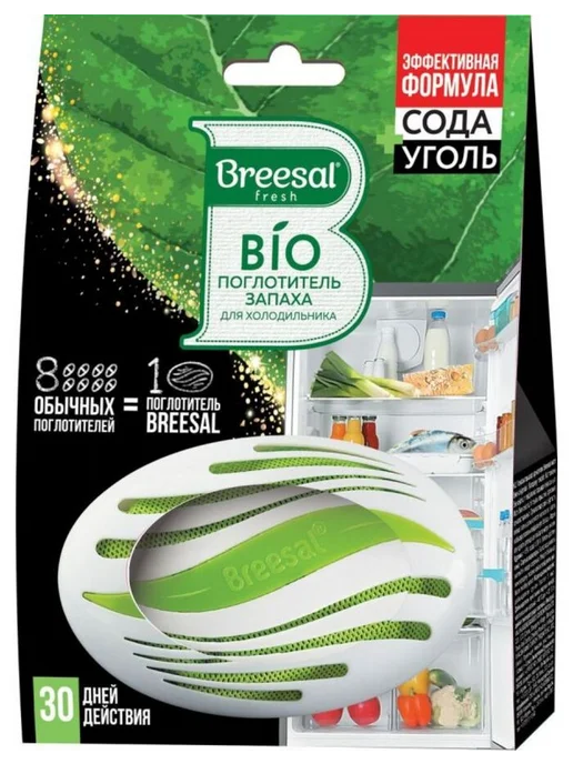 Breesal Био-поглотитель запаха для холодильника B 8001, 140 мл