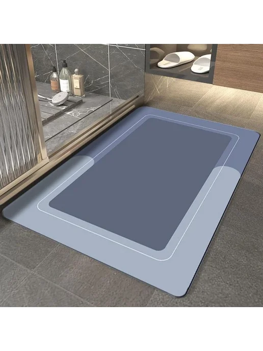 Коврик для пола Серый 120cm, серый, фото 5