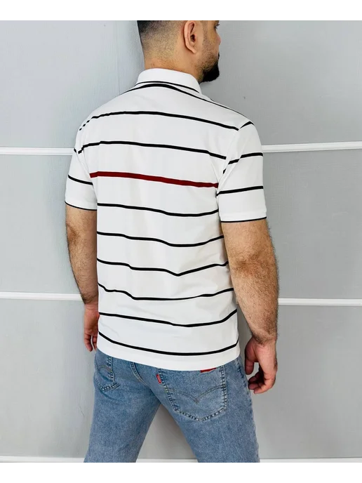 FASHIOP SHOP-T&L футболки поло классическая, черный, фото 7