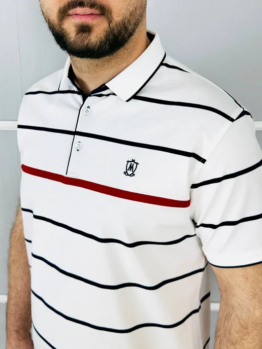 FASHIOP SHOP-T&L футболки поло классическая, черный, фото 8