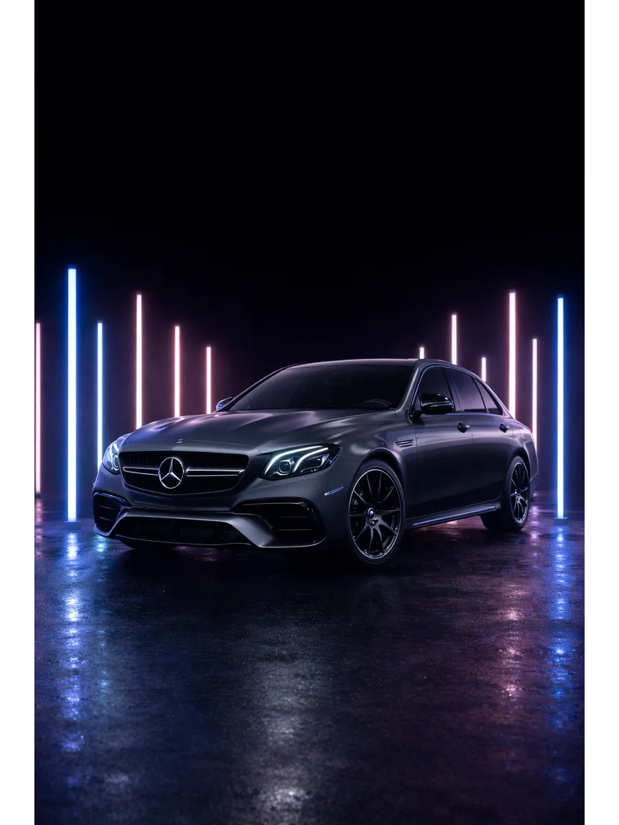 Постер "Машина" мерсдес Mercedes E63 AMG 40x60