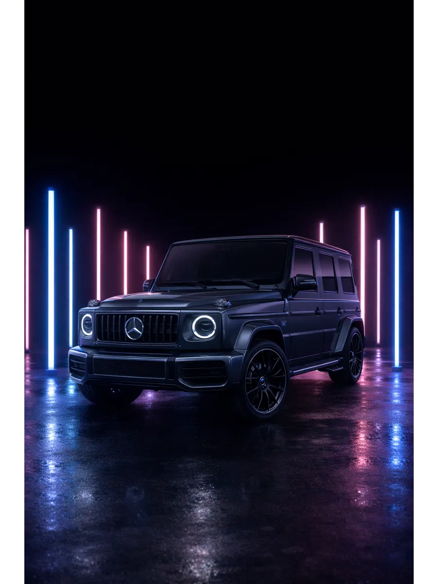 Постер "Машина" мерсдес гелик Mercedes G63 AMG 50x70