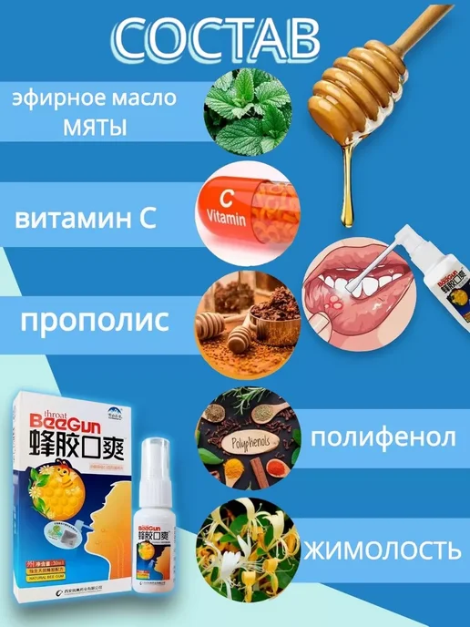 Спрей для носа, для ротовой полости с, фото 4