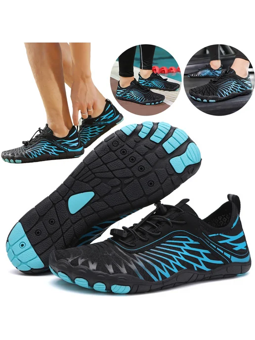 Легкие аквасапоги для плавания, хайкинга, синяя (40), синий