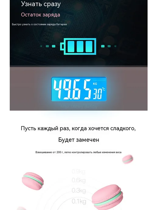 Весы Розовый Размер, синий, фото 10